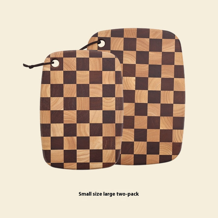 Elevate Your Culinary Experience with Our Acacia Mangium Solid Wood Grid Cutting Board