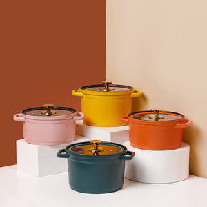Discover the Nordic Ceramic Large Capacity Glazed Stock Pot