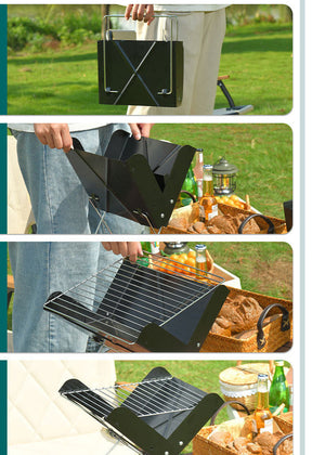 Unleash the Outdoors with Our Portable Outdoor Camping BBQ Grill