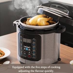 Transform Your Cooking with the Smart 8L Electric Pressure Cooker